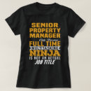 Search for property management tshirts Job