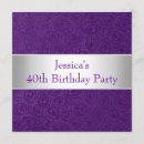 Search for embossed square invitations Retro