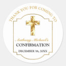 Search for elegant gold cross stickers Confirmation