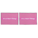 Search for pink polka dot pillowcases Feminine