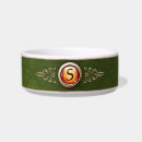 Recherche de monogramme vert de damassé Rétro