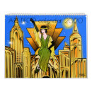 Search for art deco calendars Unique