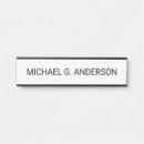 Search for name door signs Black