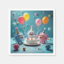 Search for cartoon birthday napkins Cake