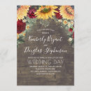 Search for red sunflower wedding invitations Sunflowers