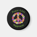 Recherche de peace magnets Floral