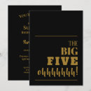 Search for big 50 invitations Black
