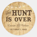 Search for hunting wedding stickers The hunt is over