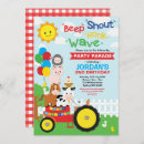 Search for drive through birthday invitations Boy