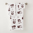 Search for panda bear bath towels Pattern