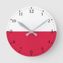 Recherche de pologne horloges Drapeau de la pologne