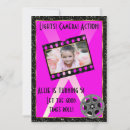 Search for film birthday invitations Glitter