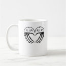 Recherche de amour gothique tasses Main squelette