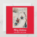 Search for toboggan christmas cards Vintage
