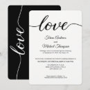 Search for elopement wedding reception invitations Typography