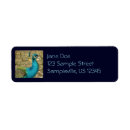 Search for peacock bird return address labels Wildlife