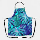 Search for black and turquoise aprons Blue