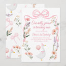 Search for wildflower 1st birthday invitations Bow