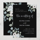Search for black watercolor invitations Calligraphy