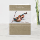 Recherche de violons vœux cartes Professeur de violon