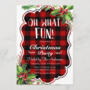 Search for lumberjack party invitations Red buffalo plaid