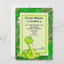 Recherche de serpent vert invitations Parti
