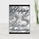 Search for happy 25th anniversary cards Anniversaries