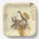 Recherche de giraffe paper assiettes Décoration des tables
