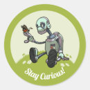 Search for cartoon robot stickers Space
