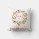 Search for floral wreath pillows Feminine