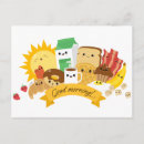 Search for kawaii breakfast postcards Cute
