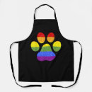 Search for rainbow paw aprons Pride