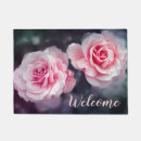 Search for pink floral doormats Feminine