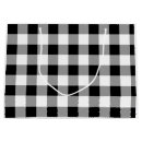 Search for black and white checkered gift bags Rustic