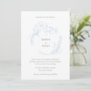Search for blue floral wreath invitations Classic