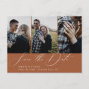 Search for burnt orange save the dates Simple