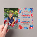 Search for 4th of july red white and blue birthday invitations Independence day birthday