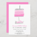 Search for pink and silver birthday invitations Watercolor