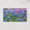 Search for forget me not business cards Nature