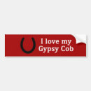 Search for gypsy bumper stickers Horse