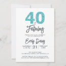 Search for fabulous 40th birthday invitations Fortieth
