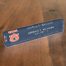 Search for college name plates Aubie the tiger