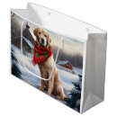 Search for christmas dog gift bags Golden retriever