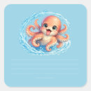 Search for life at sea stickers Octopus