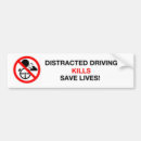 Search for distracted driving bumper stickers Road