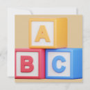 Search for blocks baby shower invitations Colourful