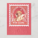 Search for valentine cupid postcards Red