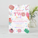 Search for dessert birthday invitations Two sweet