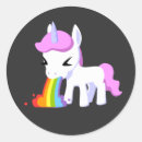 Recherche de vomir autocollants Licorne