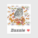 Search for colourful owl stickers Animals